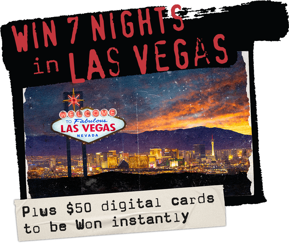 WIN 7 nights in New York. Plus $50 digital pre-paid cards to be won instantly.